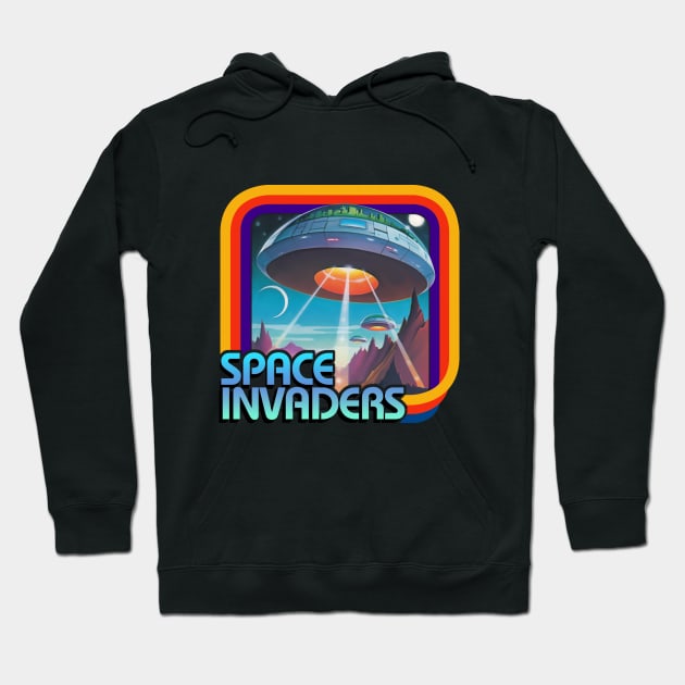 80s retro videogame Hoodie by Trazzo